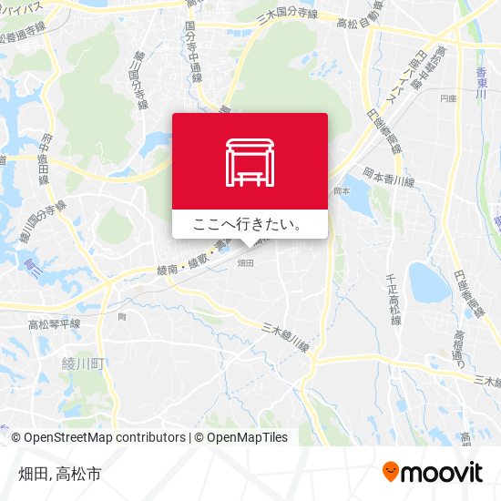 畑田地図