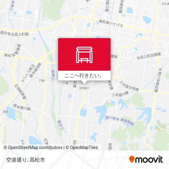 空港通り地図