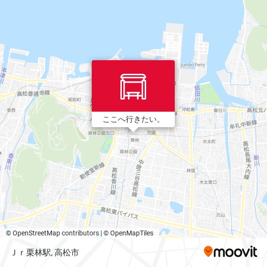 Ｊｒ栗林駅地図