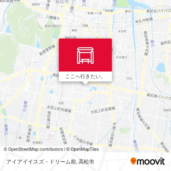 アイアイイスズ・ドリーム前地図