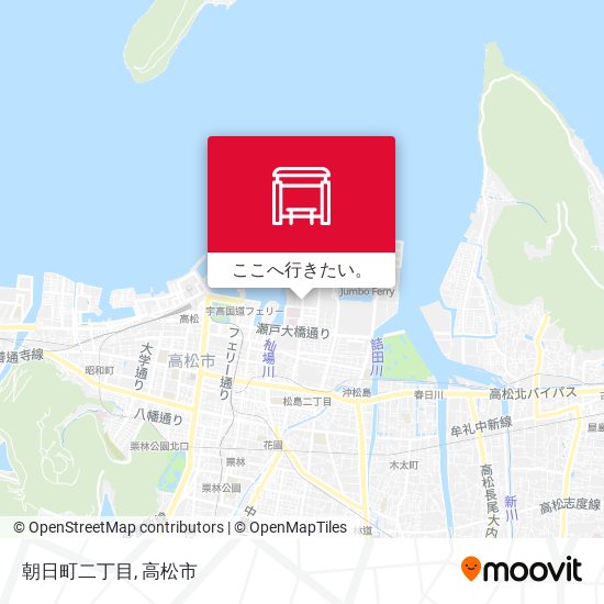 朝日町二丁目地図