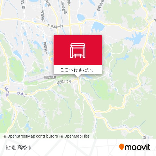 鮎滝地図