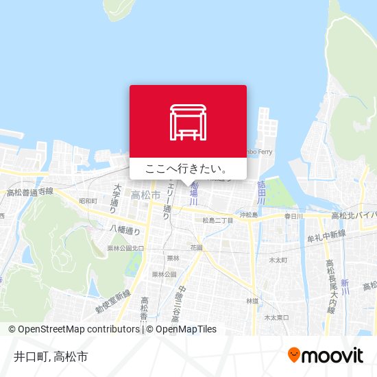 井口町地図