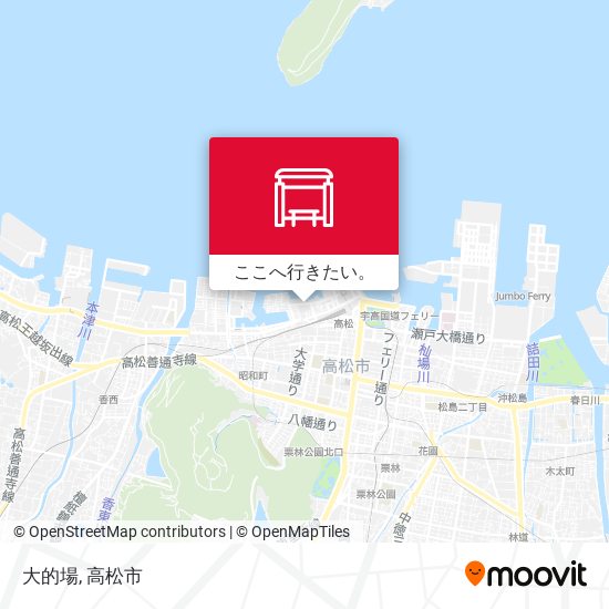 大的場地図