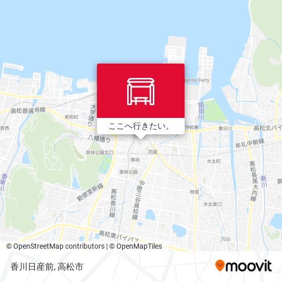 香川日産前地図