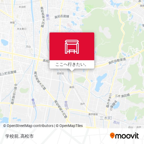 学校前地図