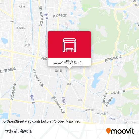 学校前地図