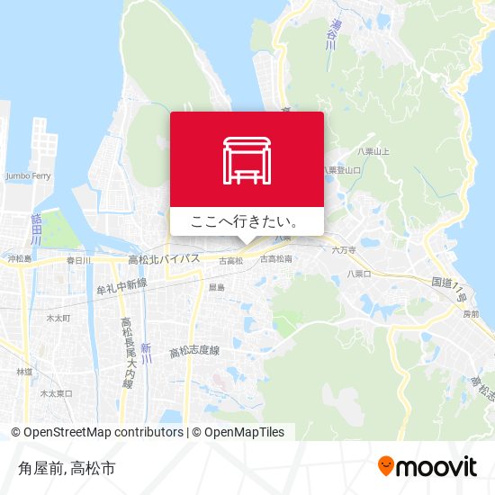 角屋前地図