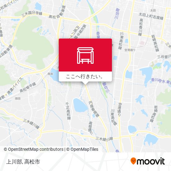 上川部地図