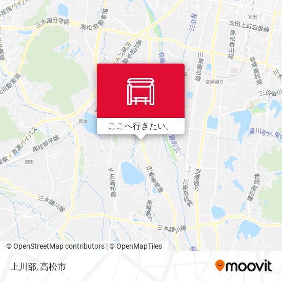 上川部地図