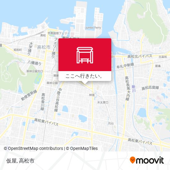 仮屋地図