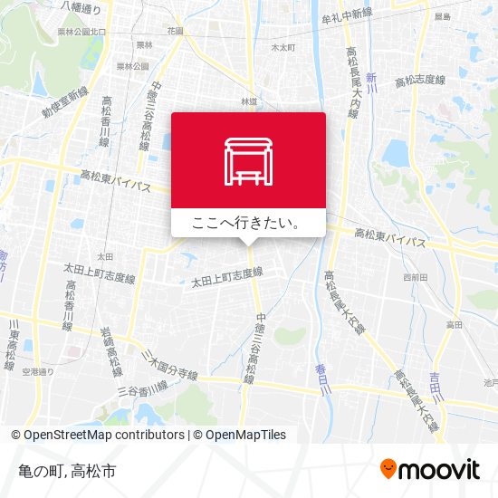 亀の町地図