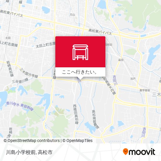 川島小学校前地図