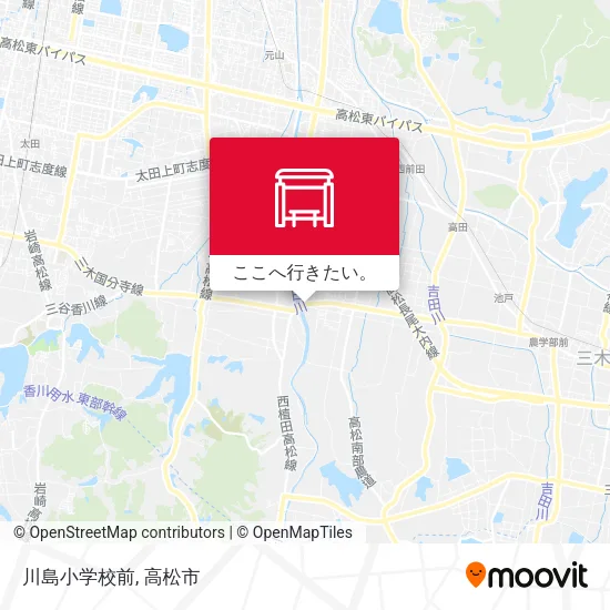 川島小学校前地図