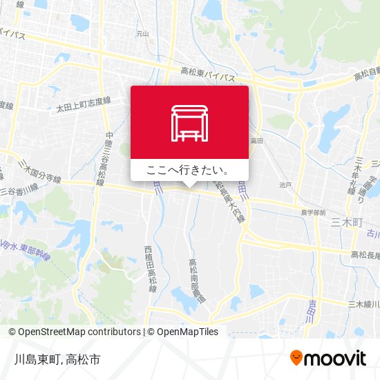 川島東町地図