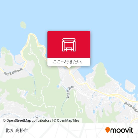北坂地図