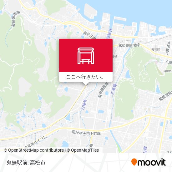 鬼無駅前地図