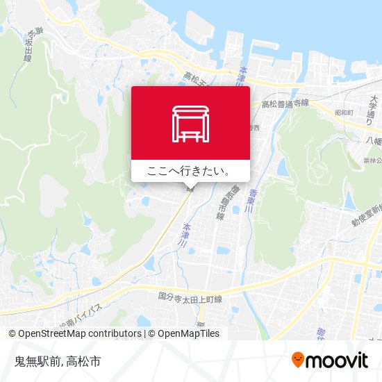 鬼無駅前地図