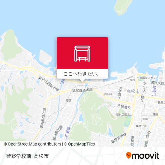 警察学校前地図