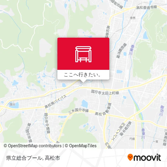 県立総合プール地図