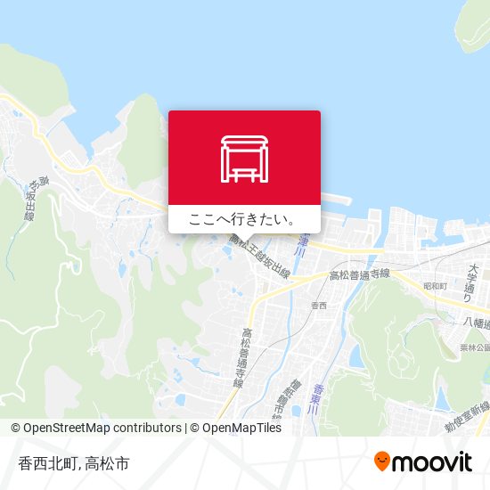 香西北町地図