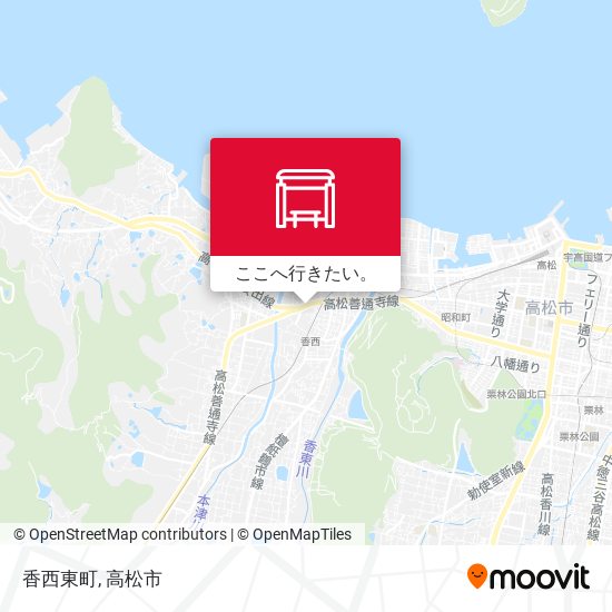 香西東町地図