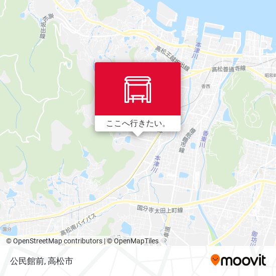 公民館前地図