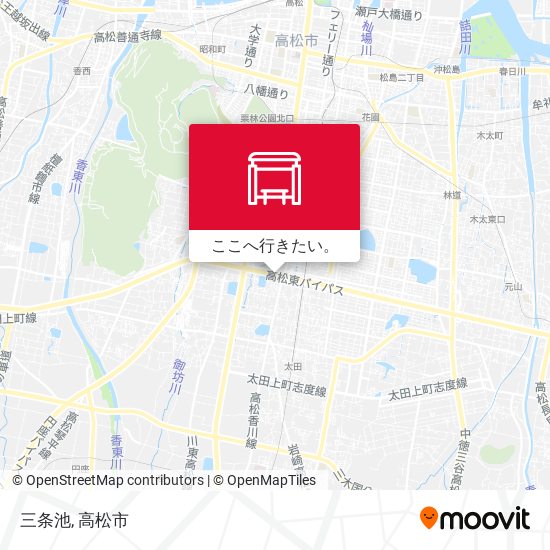 三条池地図