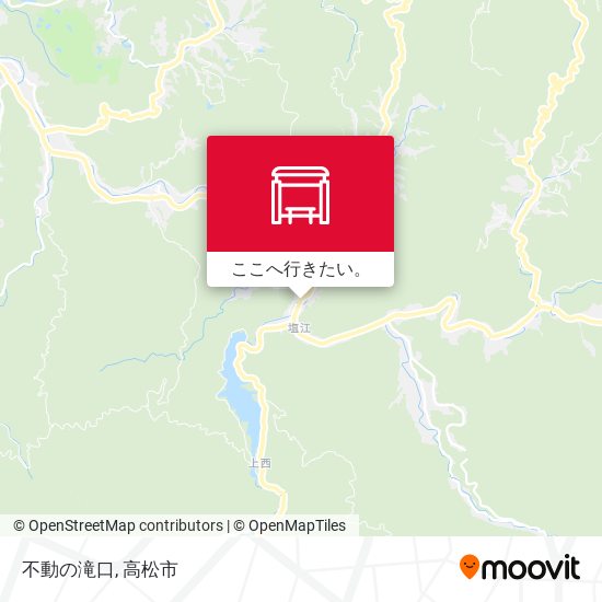 不動の滝口地図