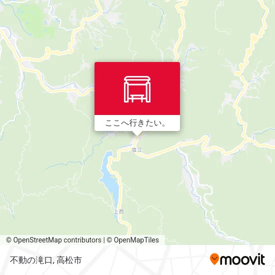 不動の滝口地図