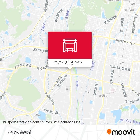 下円座地図