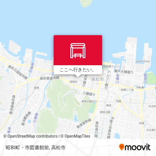 昭和町・市図書館前地図