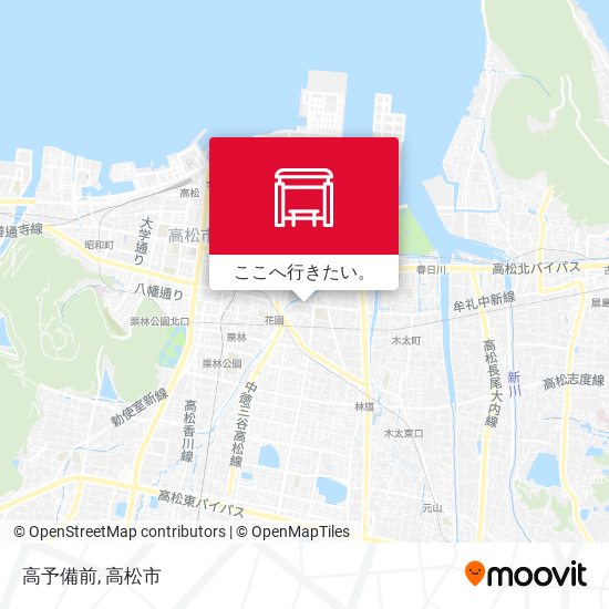 高予備前地図