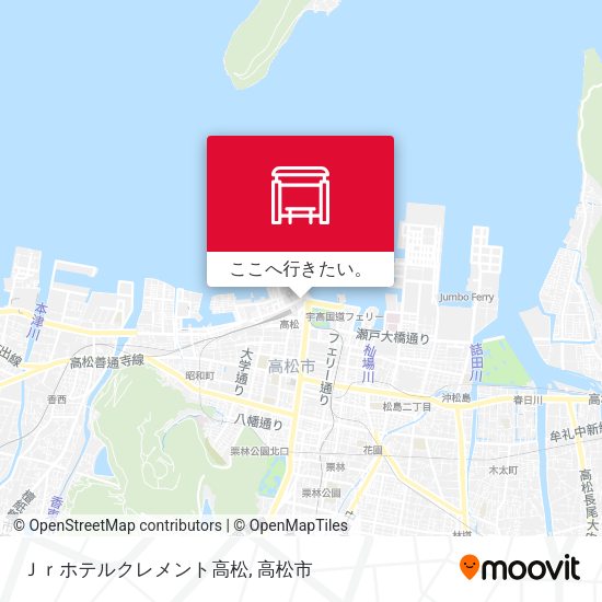 Ｊｒホテルクレメント高松地図