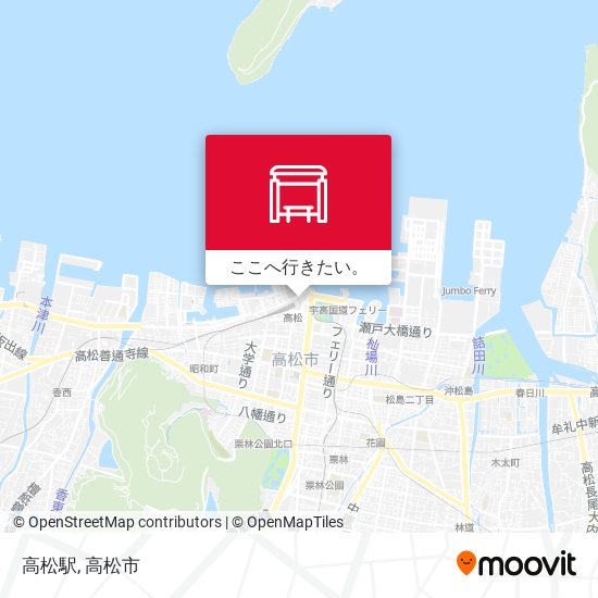 高松駅地図