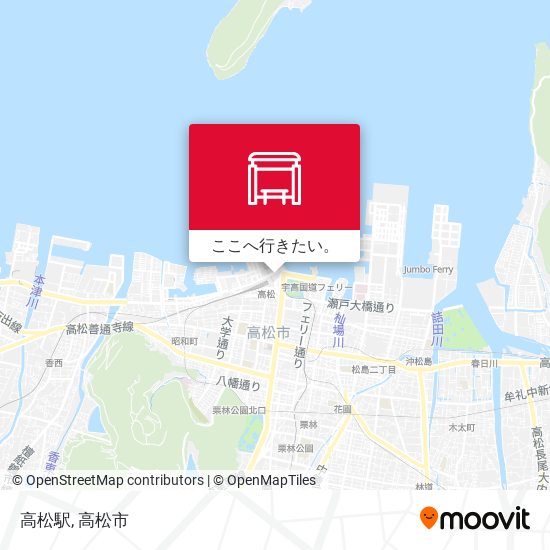 高松駅地図