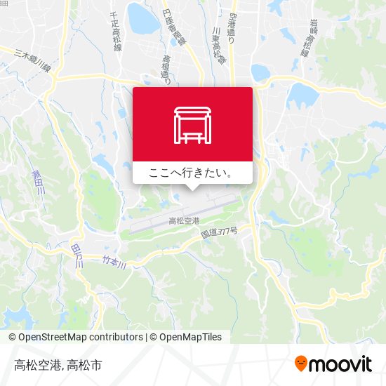 高松空港地図
