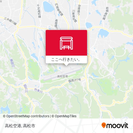 高松空港地図
