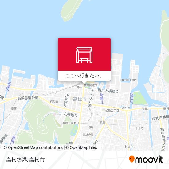 高松築港地図