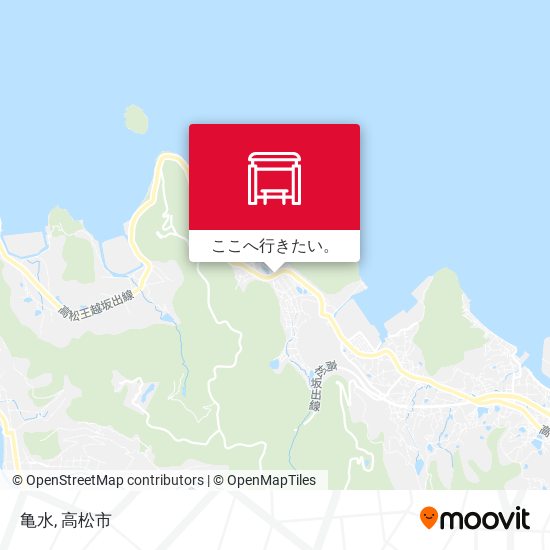 亀水地図