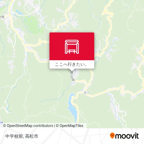 中学校前地図