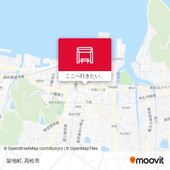 築地町地図