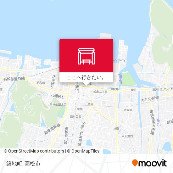 築地町地図