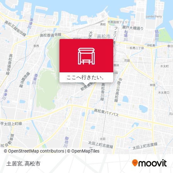 土居宮地図