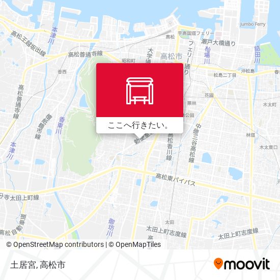 土居宮地図