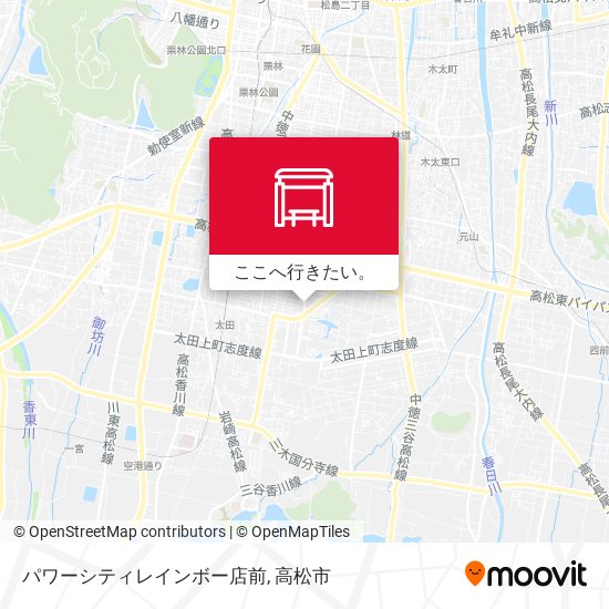 パワーシティレインボー店前地図
