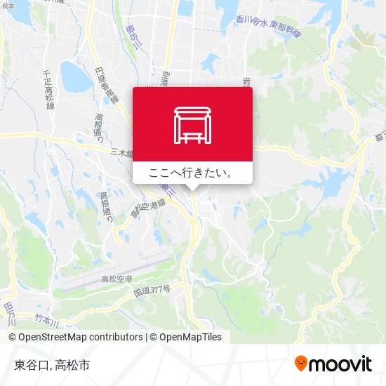 東谷口地図