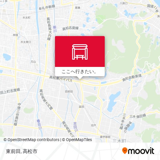 東前田地図