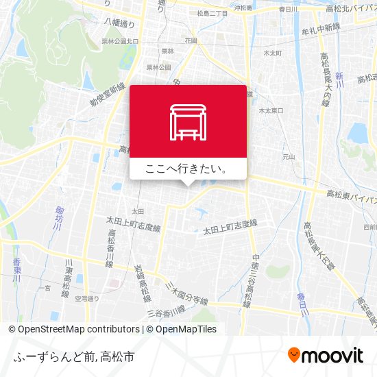 ふーずらんど前地図