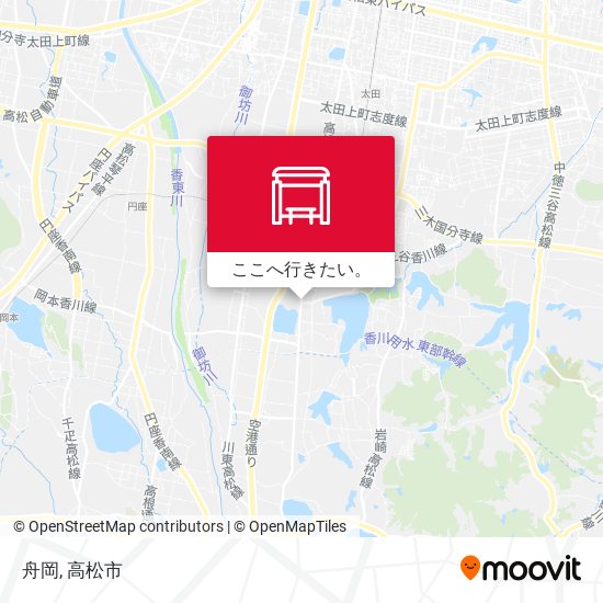舟岡地図